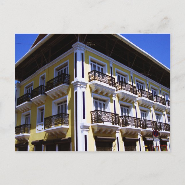 Portuguese Architecture in Goa India Postcard (Front)
