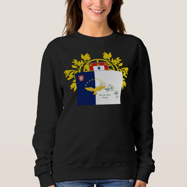 Portuguese Azorean designs  Sweatshirt (Front)