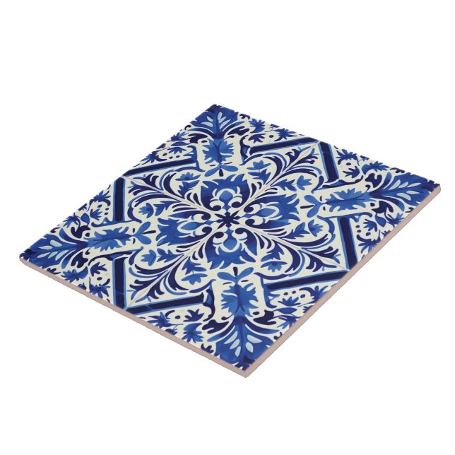 Portuguese Azulejo Pattern Tile (Side)