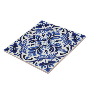 Portuguese Azulejo Pattern Tile