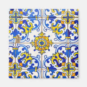 Portuguese Azulejos Ceramic Tile Magnet