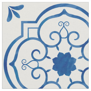 Portuguese blue fabric