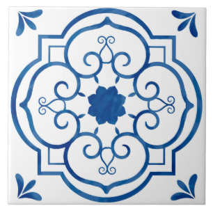 Portuguese blue tile