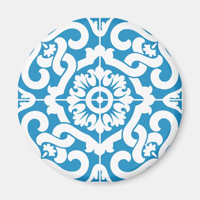 Portuguese blue tiles 1 magnet (Front)