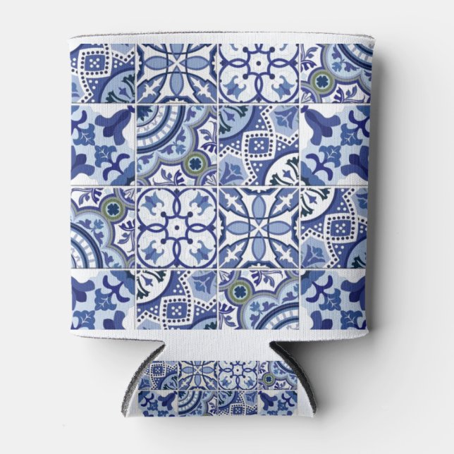 Portuguese Blue Tiles Can cooler (Front)