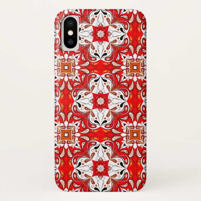 Portuguese Ceramic Tile Pattern Case-Mate iPhone Case (Back)