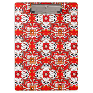Portuguese Ceramic Tile Pattern Clipboard