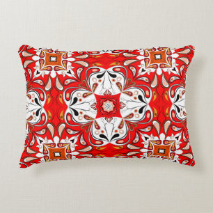 Portuguese Ceramic Tile Pattern Decorative Cushion
