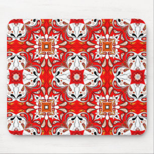 Portuguese Ceramic Tile Pattern Mouse Pad