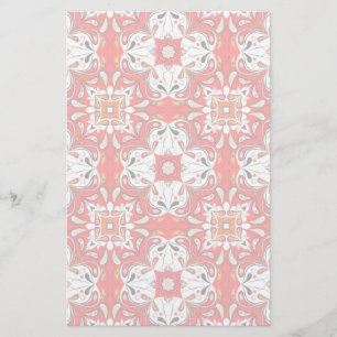 Portuguese Ceramic Tile Pattern Stationery