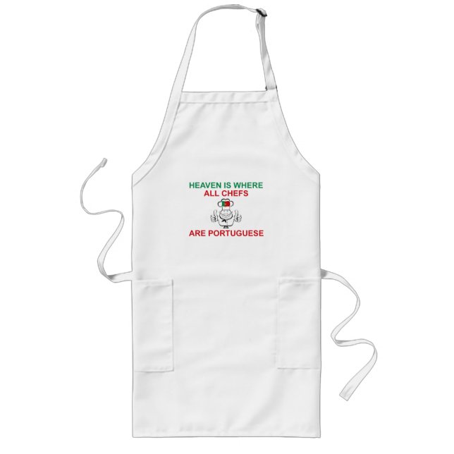 Portuguese Chefs Long Apron (Front)