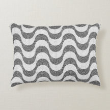 Portuguese cobblestone black and white waves 