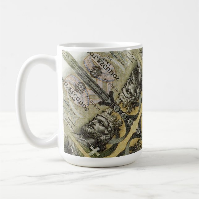 Portuguese culture coffee mug (Left)