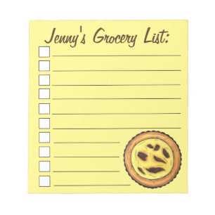 Portuguese Custard Egg Tart Pastel Pastéis de Nata Notepad