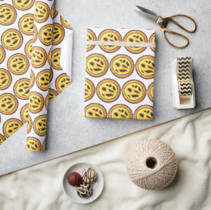 Portuguese Custard Egg Tart Pastel Pastéis de Nata Wrapping Paper