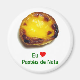 Portuguese custard tart magnet