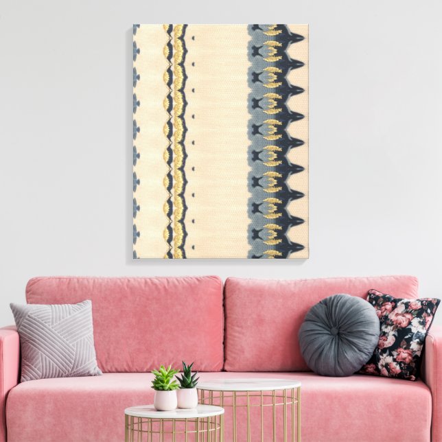 Portuguese designs canvas print (Insitu(LivingRoom))