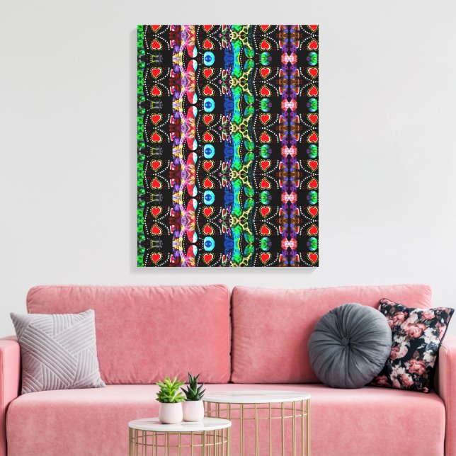 Portuguese designs  canvas print (Insitu(LivingRoom))