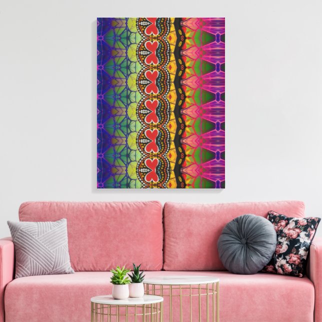 Portuguese designs canvas print (Insitu(LivingRoom))