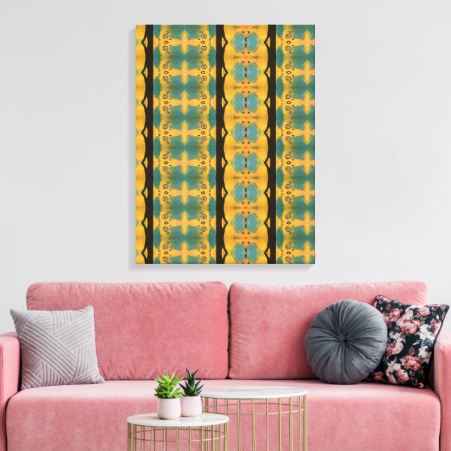 Portuguese designs canvas print (Insitu(LivingRoom))