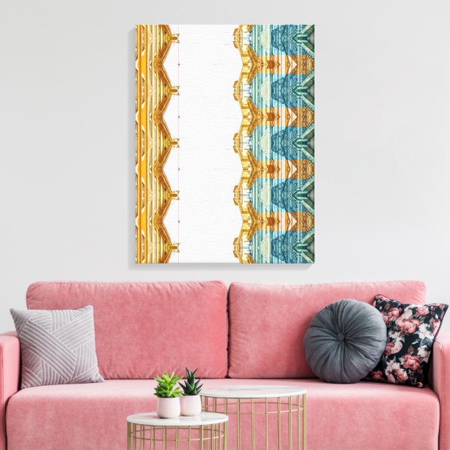 Portuguese designs  canvas print (Insitu(LivingRoom))