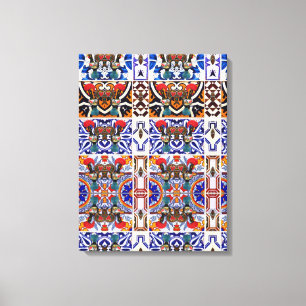 Portuguese designs canvas print
