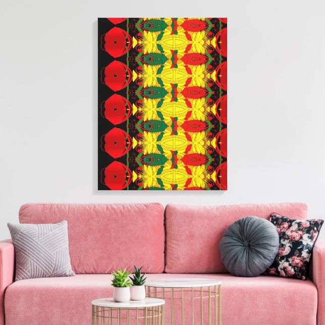 Portuguese designs canvas print (Insitu(LivingRoom))