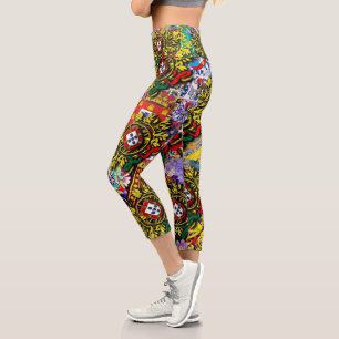 Portuguese designs capri leggings