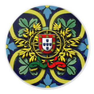 Portuguese designs ceramic knob