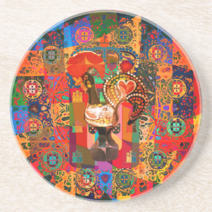 Portuguese designs coaster