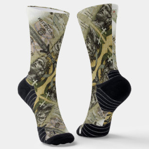 Portuguese designs Crew Socks