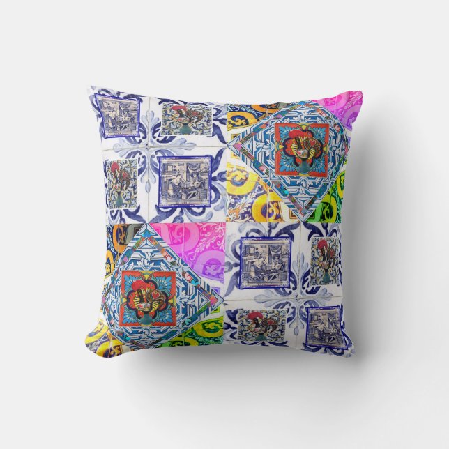 Portuguese designs cushion (Front)