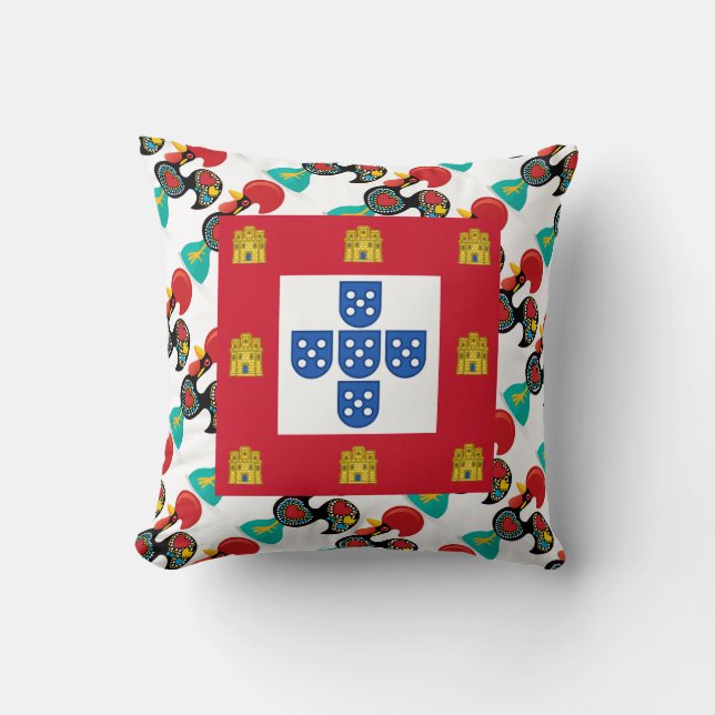 Portuguese designs  cushion (Front)