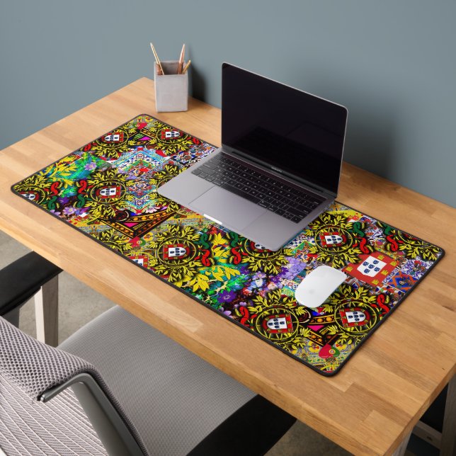 Portuguese designs desk mat (Office 2)