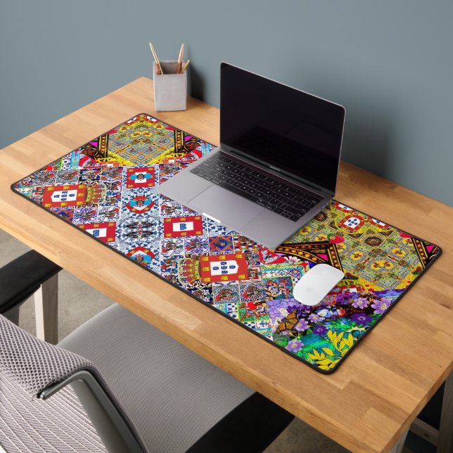 Portuguese designs desk mat (Office 2)