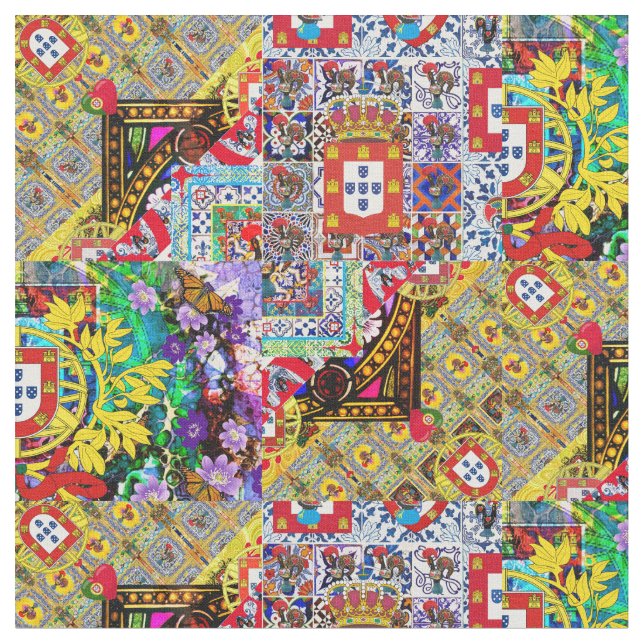 Portuguese designs fabric (Close Up)