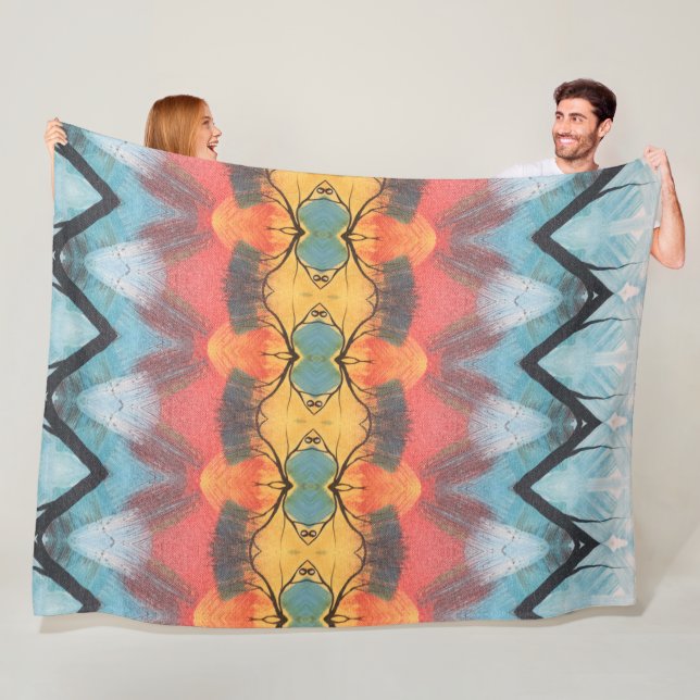 Portuguese designs  fleece blanket (In Situ)