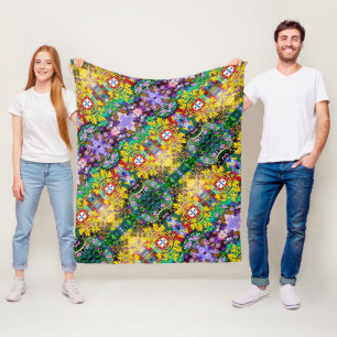 Portuguese designs fleece blanket