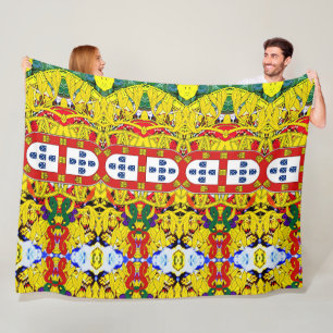 Portuguese designs  fleece blanket