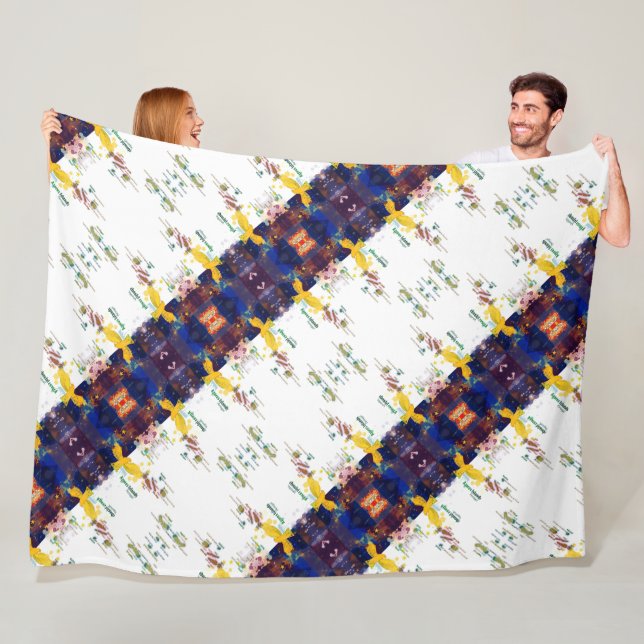 Portuguese designs  fleece blanket (In Situ)