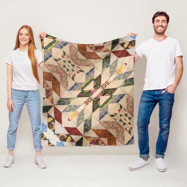 Portuguese designs  fleece blanket (In Situ)