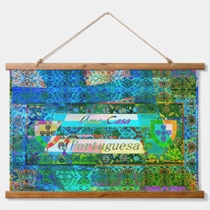 Portuguese designs hanging tapestry