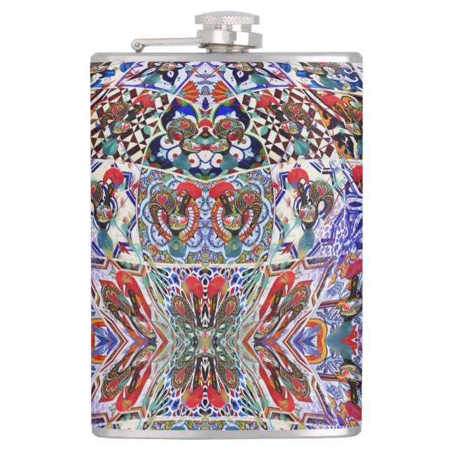 Portuguese designs hip flask (Front)