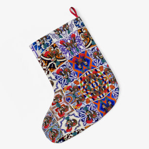 Portuguese designs large christmas stocking