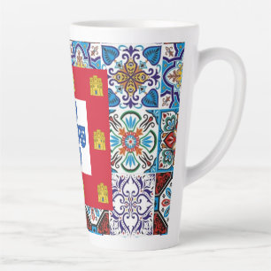 Portuguese designs latte mug