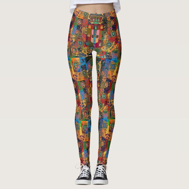 Portuguese designs leggings (Front)