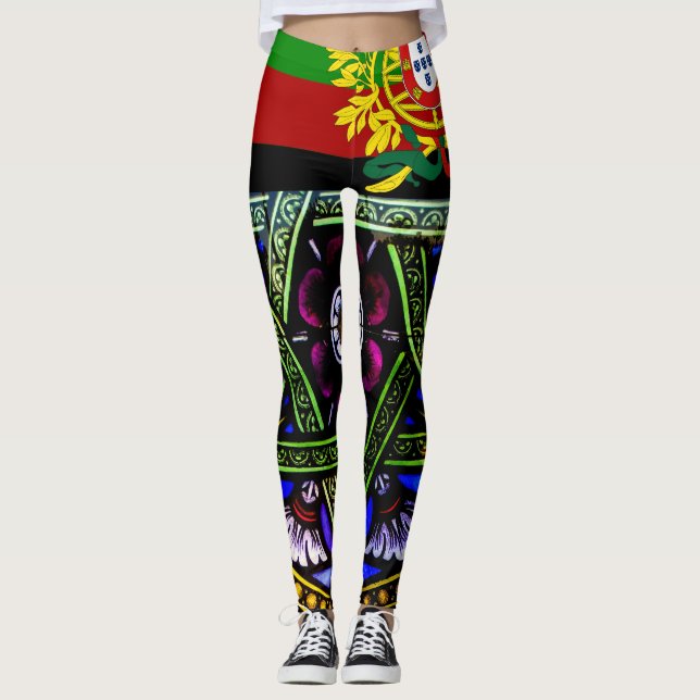 Portuguese designs leggings (Front)