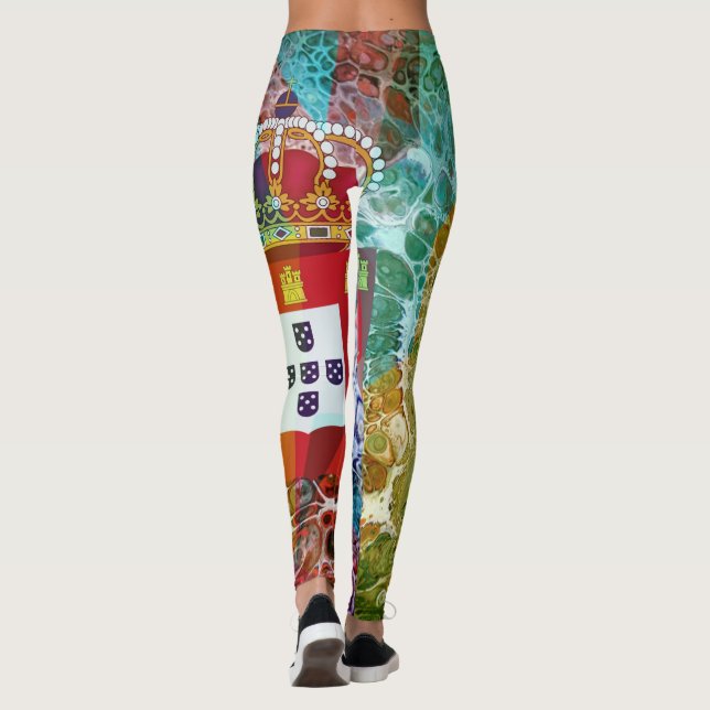 Portuguese designs leggings (Back)