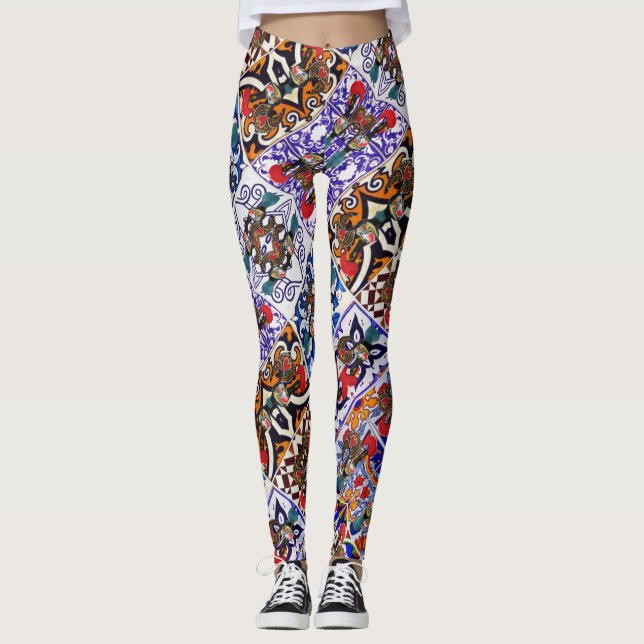 Portuguese designs Leggings (Front)