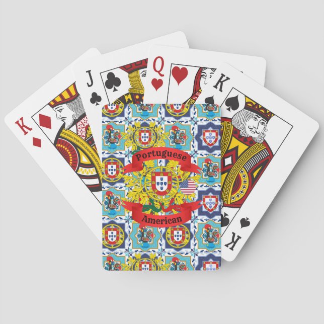 Portuguese designs  playing cards (Back)